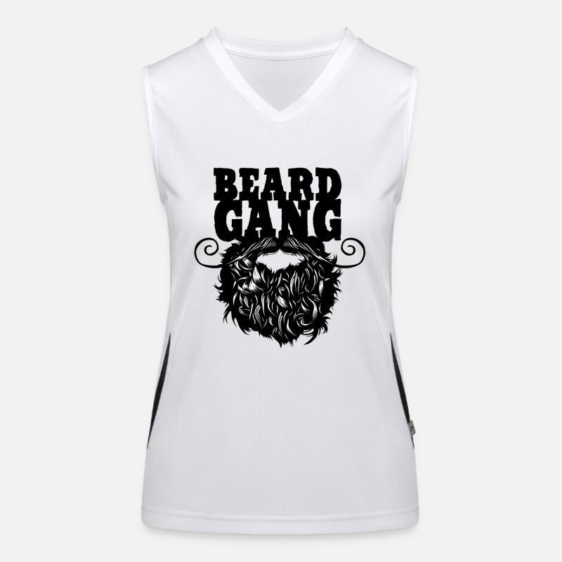Bart Bande Bart Zitat Bart Schnurrbart Funktionelles Kontrast-Tank Top für Frauen
