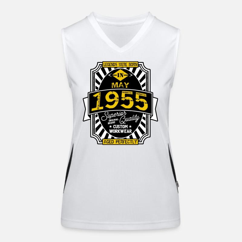 1955 MAY Women's Functional Contrast Tank Top