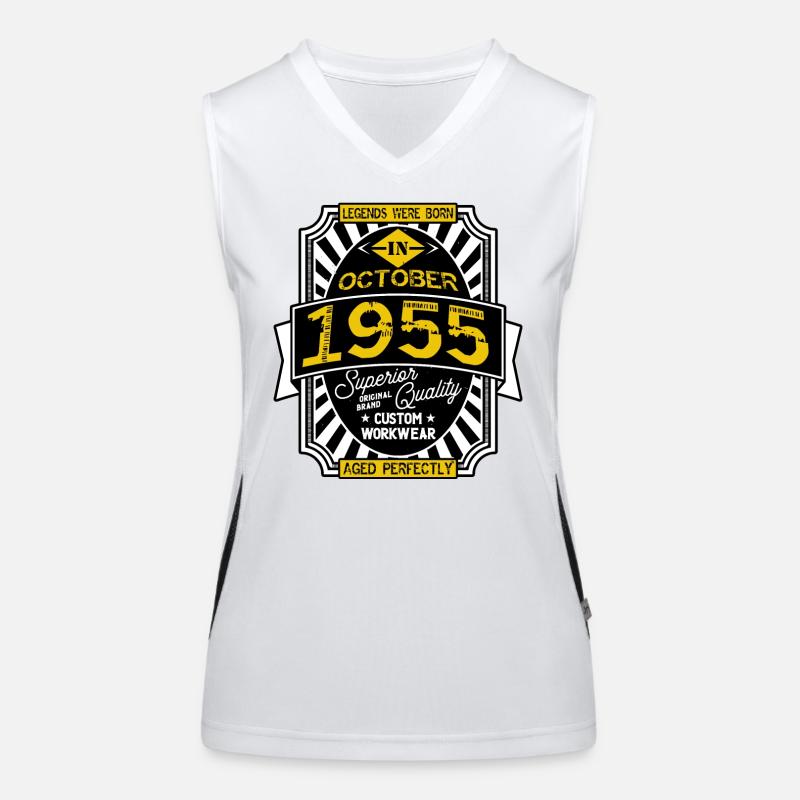 1955 OKTOBER Funktionelles Kontrast-Tank Top für Frauen