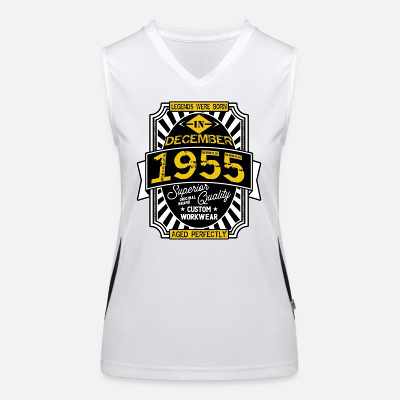 1955 DEZEMBER Funktionelles Kontrast-Tank Top für Frauen