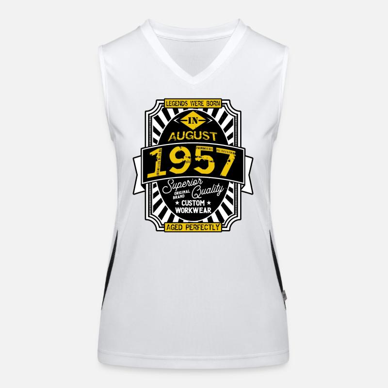 AUGUST 1957 Funktionelles Kontrast-Tank Top für Frauen
