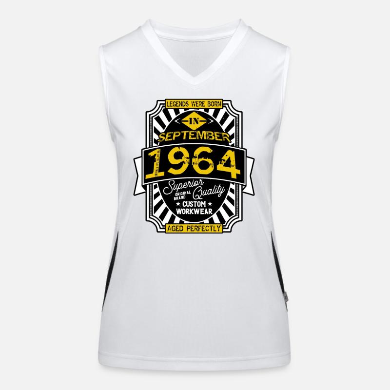 1964 SEPTEMBER Women's Functional Contrast Tank Top
