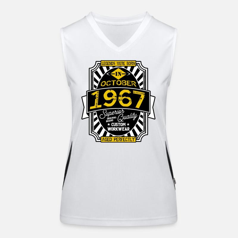 1967 OCTOBER Women's Functional Contrast Tank Top