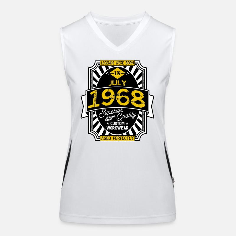 1968 JULI Funktionelles Kontrast-Tank Top für Frauen