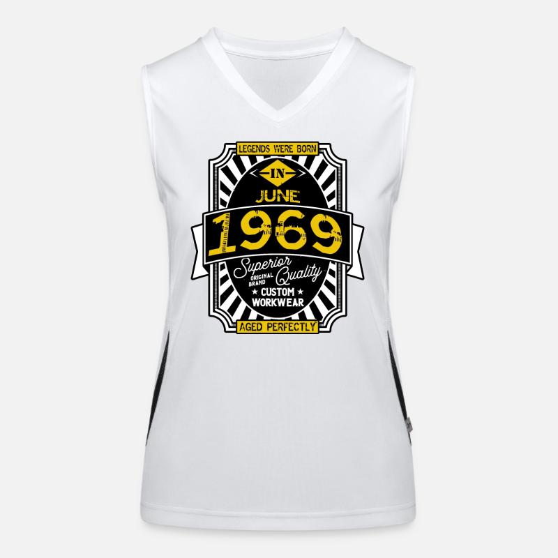 JUNI 1969 Funktionelles Kontrast-Tank Top für Frauen