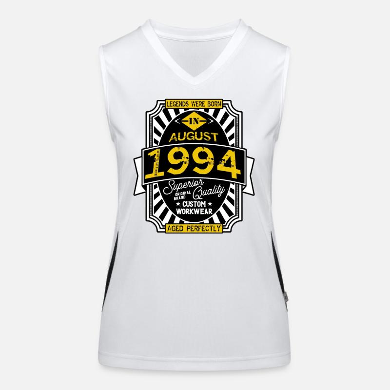 1994 AUGUST Women's Functional Contrast Tank Top