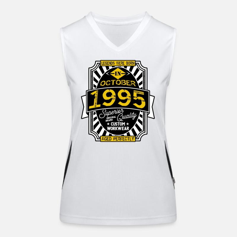 1995 OCTOBER Women's Functional Contrast Tank Top