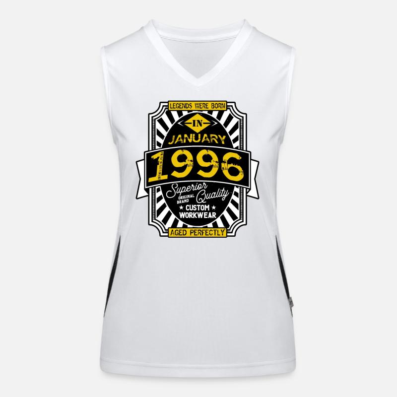 1996 JANUAR Funktionelles Kontrast-Tank Top für Frauen