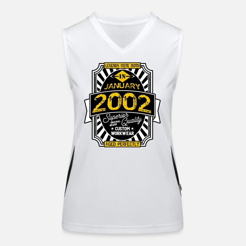 JANUAR 2002 Funktionelles Kontrast-Tank Top für Frauen