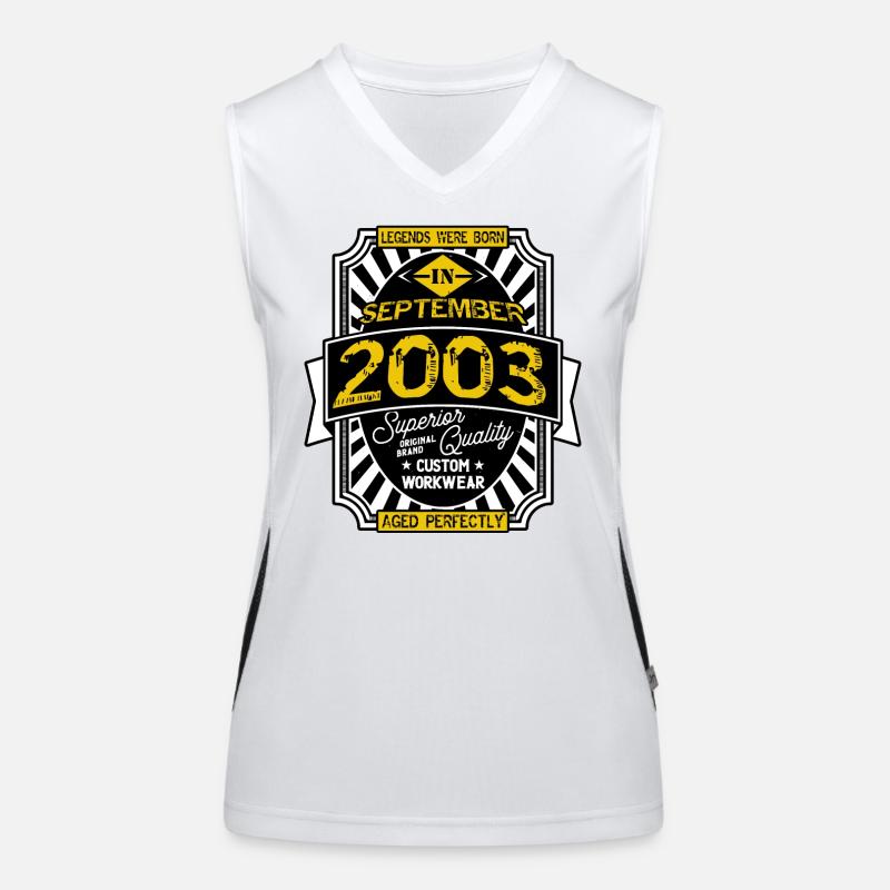 SEPTEMBER 2003 Funktionelles Kontrast-Tank Top für Frauen
