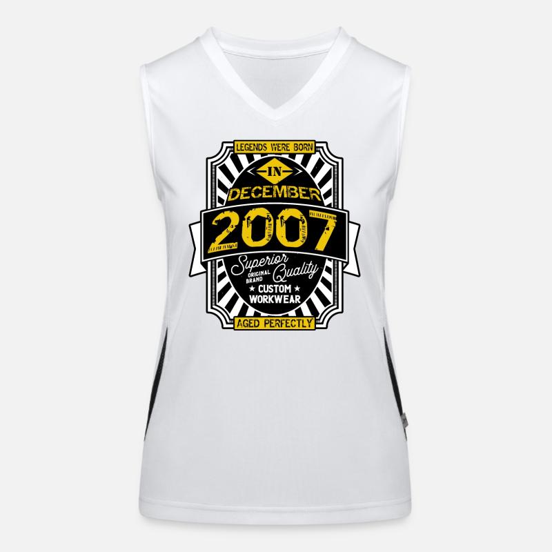 2007 DEZEMBER Funktionelles Kontrast-Tank Top für Frauen