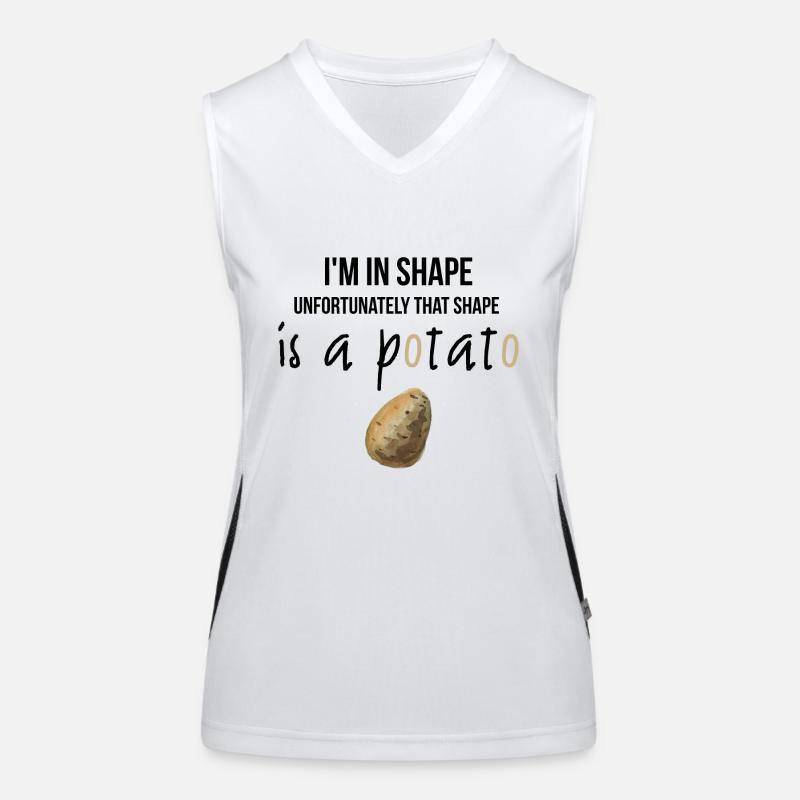 I am in shape Funktionelles Kontrast-Tank Top für Frauen