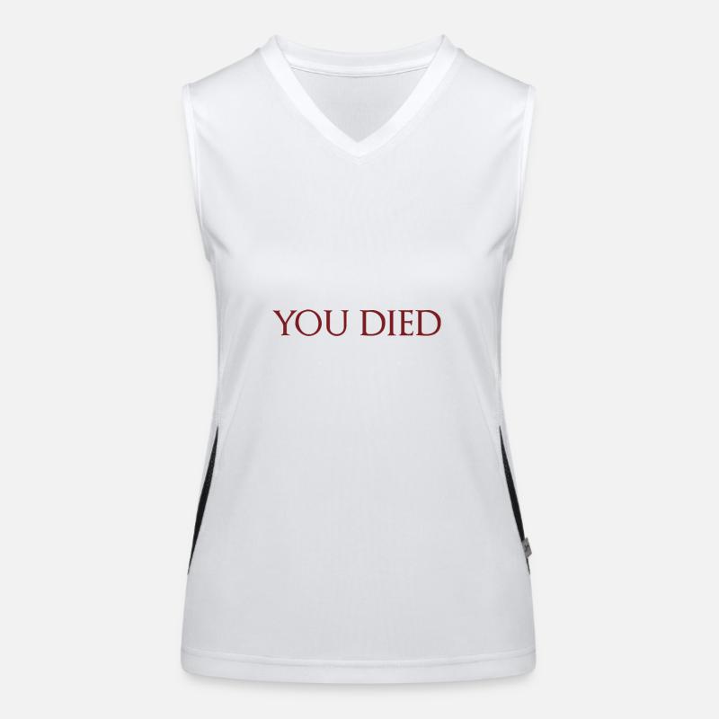 You Died - Débardeur respirant contrasté Femme