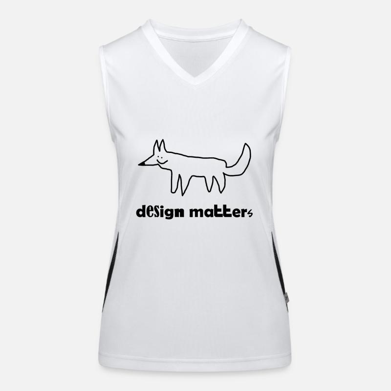 questions de conception Débardeur respirant contrasté Femme