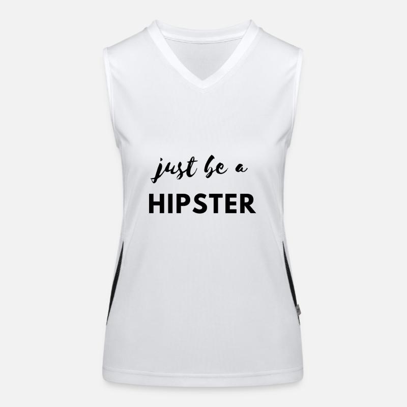 Sei ein Hipster! Funktionelles Kontrast-Tank Top für Frauen