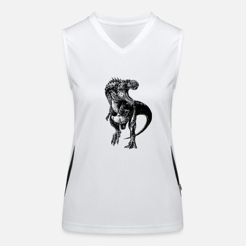 Dinosaur 5 Women's Functional Contrast Tank Top