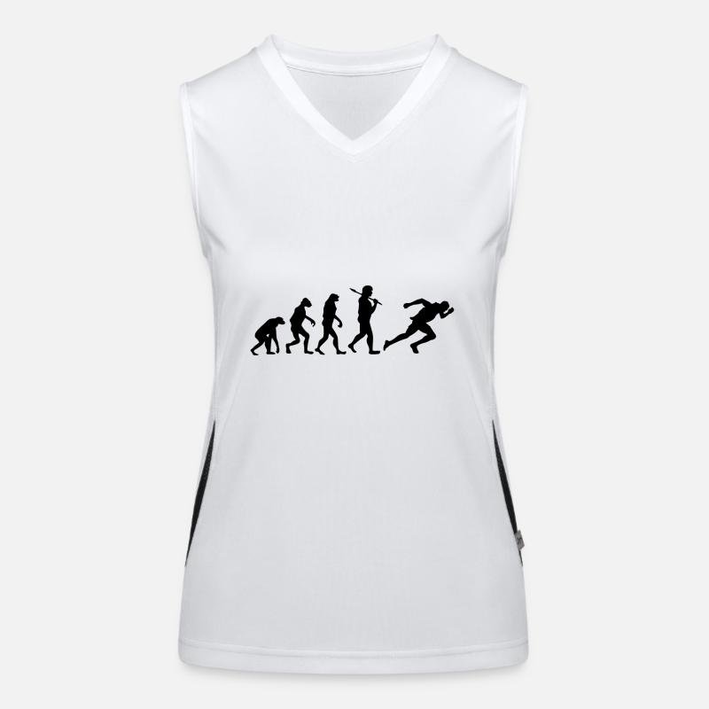 Evolution running course cadeau Sprint Sport Débardeur respirant contrasté Femme