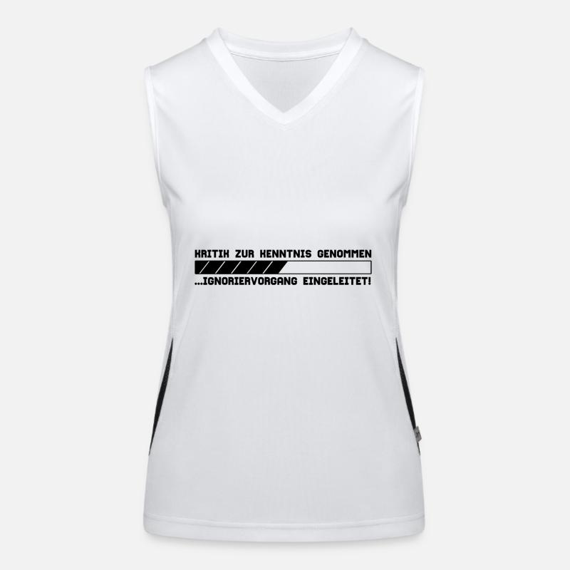 KRITIK Funktionelles Kontrast-Tank Top für Frauen