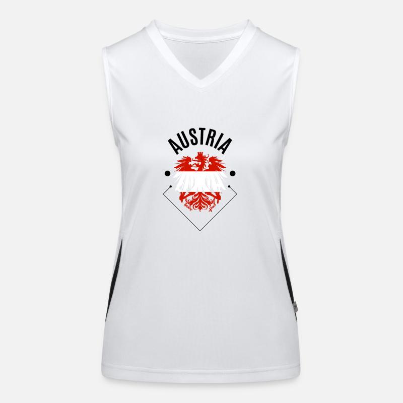 Austria - Eagle - Gift Women's Functional Contrast Tank Top