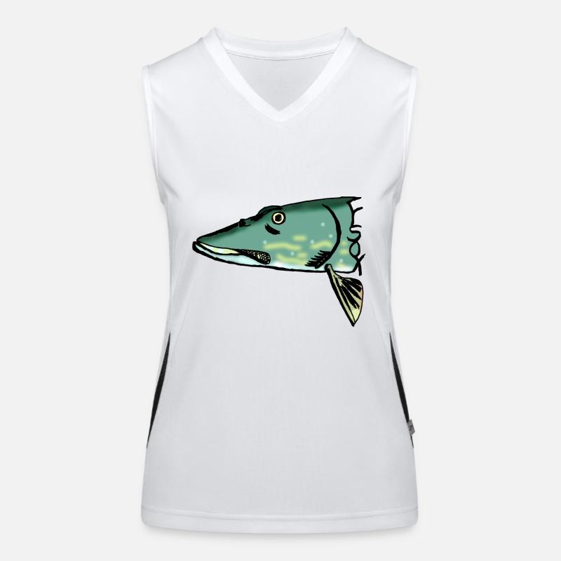 Hecht Funktionelles Kontrast-Tank Top für Frauen