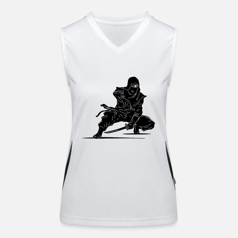 Kraftsport Warrior Style Freizeit Ninja Athlet Funktionelles Kontrast-Tank Top für Frauen