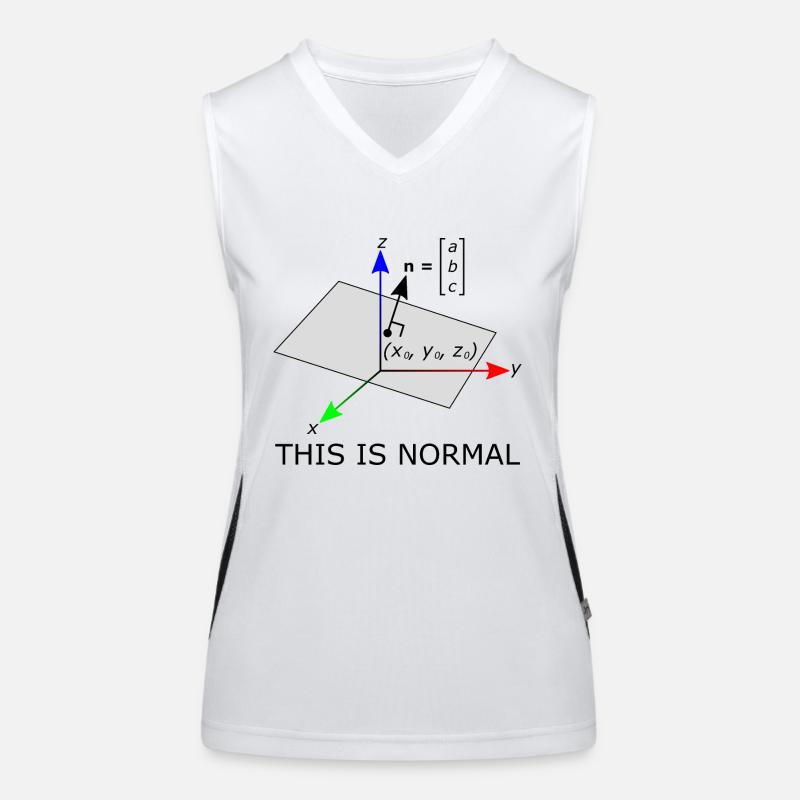 Das ist normal Funktionelles Kontrast-Tank Top für Frauen