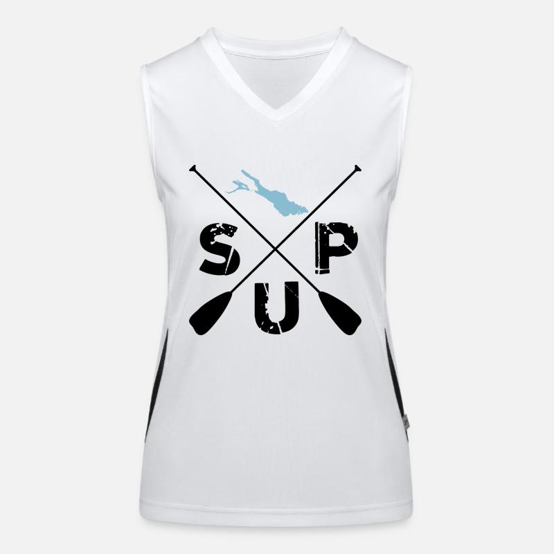 SUP Débardeur respirant contrasté Femme