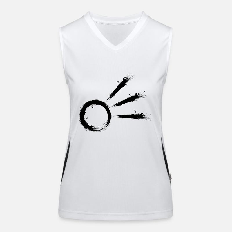 Comète symbole queue étoile astrologie astronomie Débardeur respirant contrasté Femme