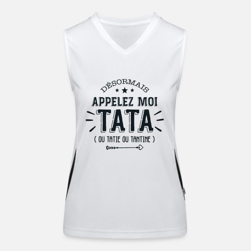 Maintenant Appelez moi Tata Débardeur respirant contrasté Femme