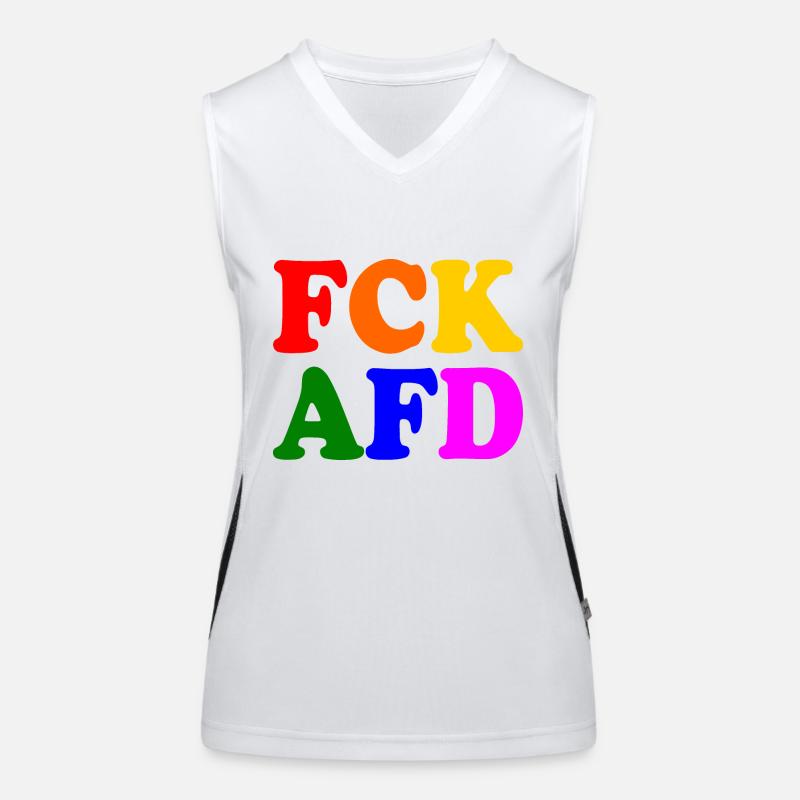 Fck afd Funktionelles Kontrast-Tank Top für Frauen