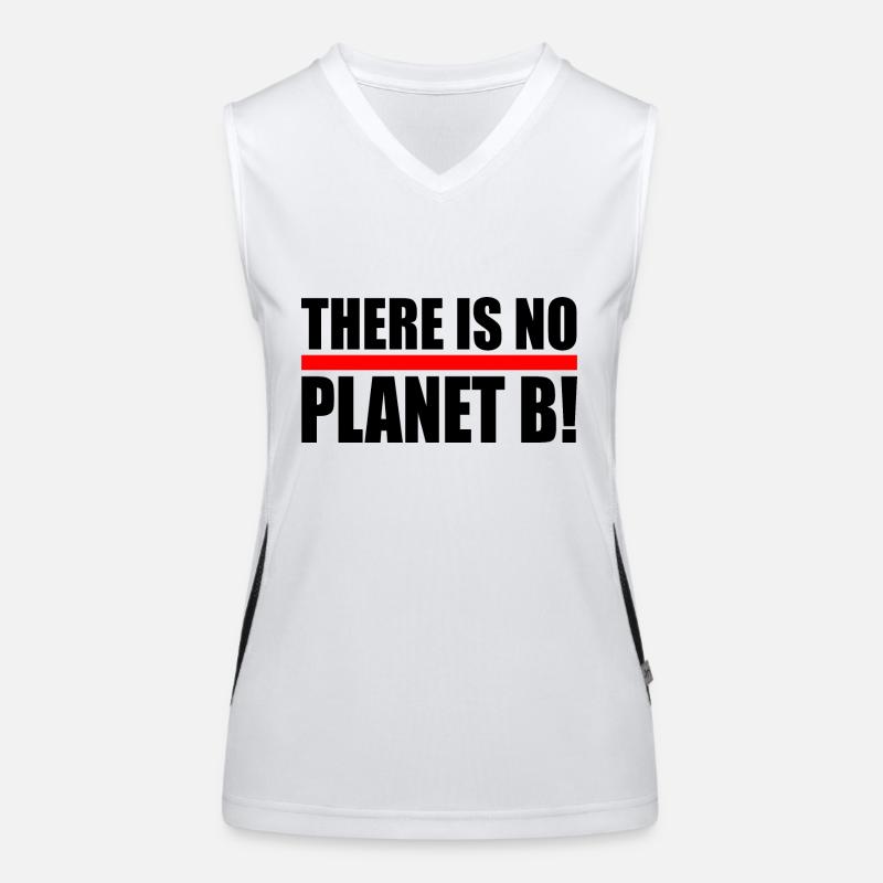 There is no planet B Débardeur respirant contrasté Femme