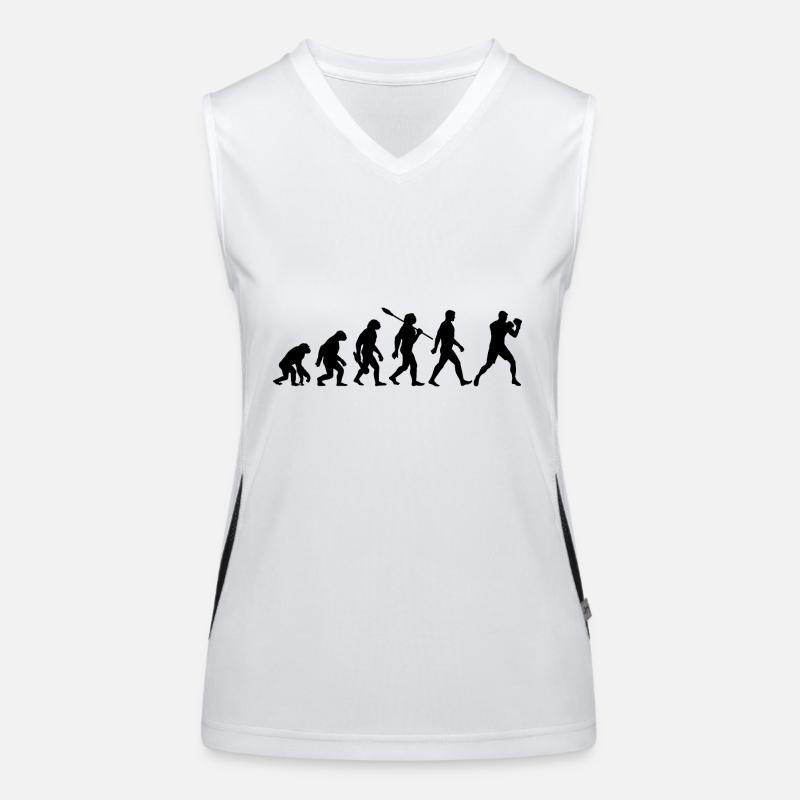 Evolution - Boxen, Kampfsport, Boxtraining Funktionelles Kontrast-Tank Top für Frauen