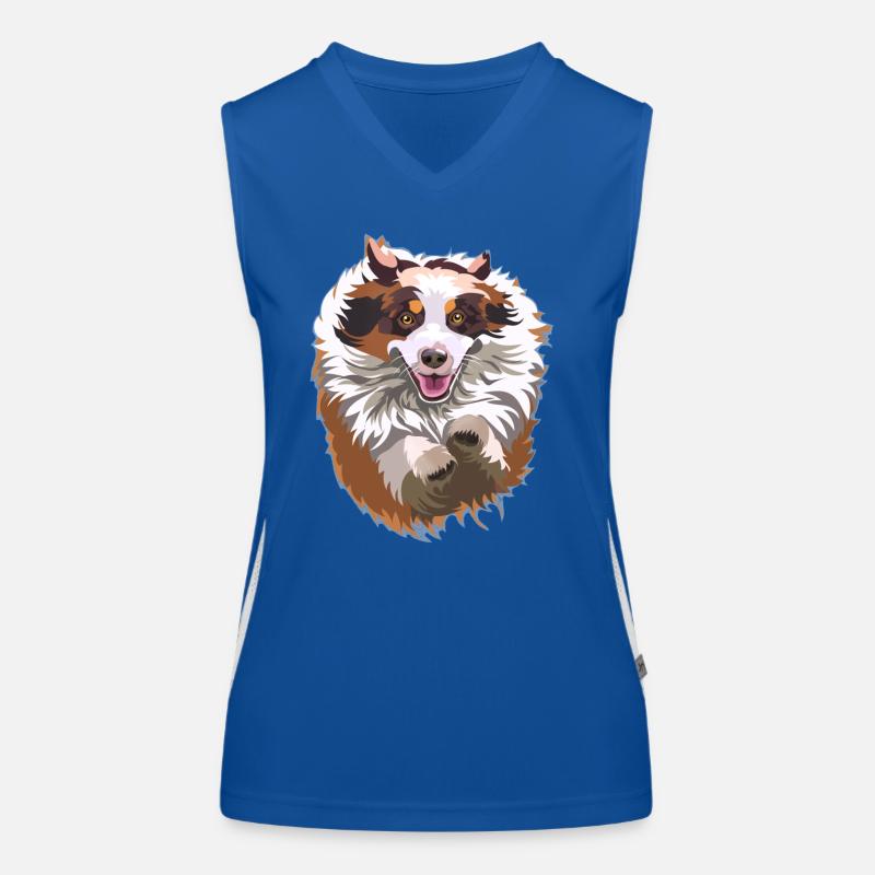 Aussie-Sprung Funktionelles Kontrast-Tank Top für Frauen