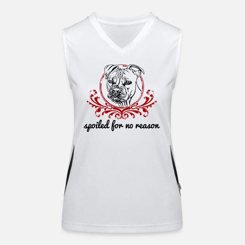 Spoiled for no reason Pitbull Women's Functional Contrast Tank Top