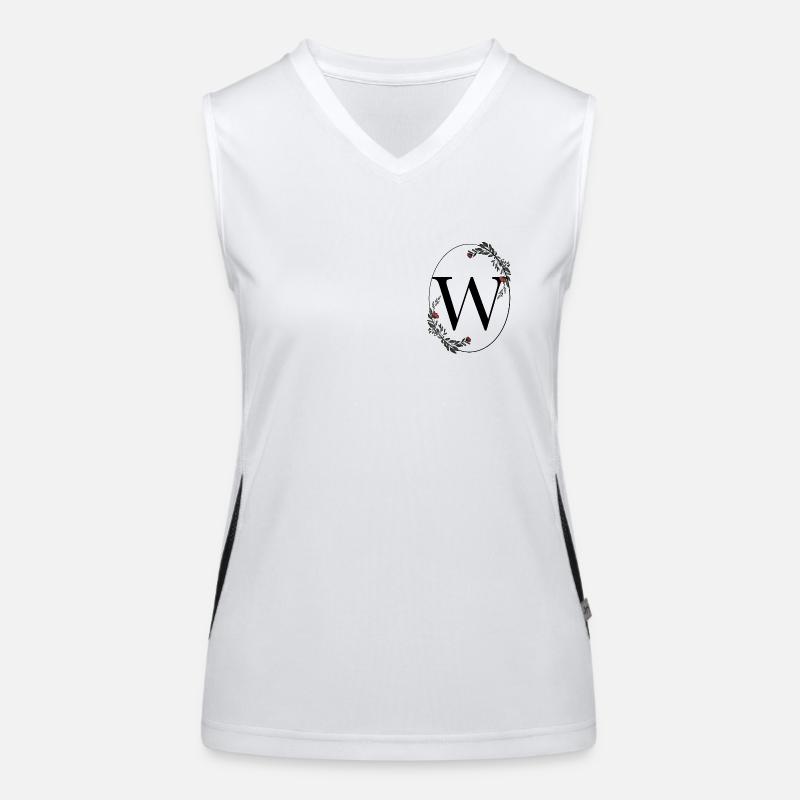 Letter W Women's Functional Contrast Tank Top