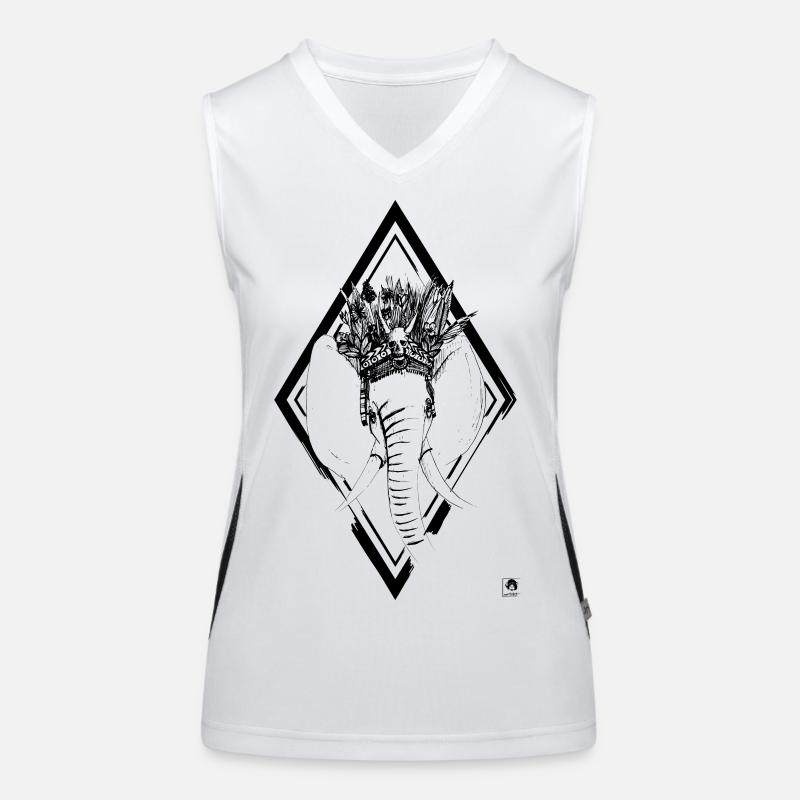 Éléphant Débardeur respirant contrasté Femme