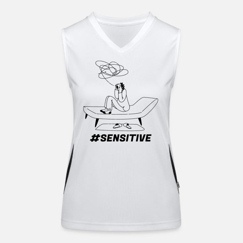 Sensible Débardeur respirant contrasté Femme