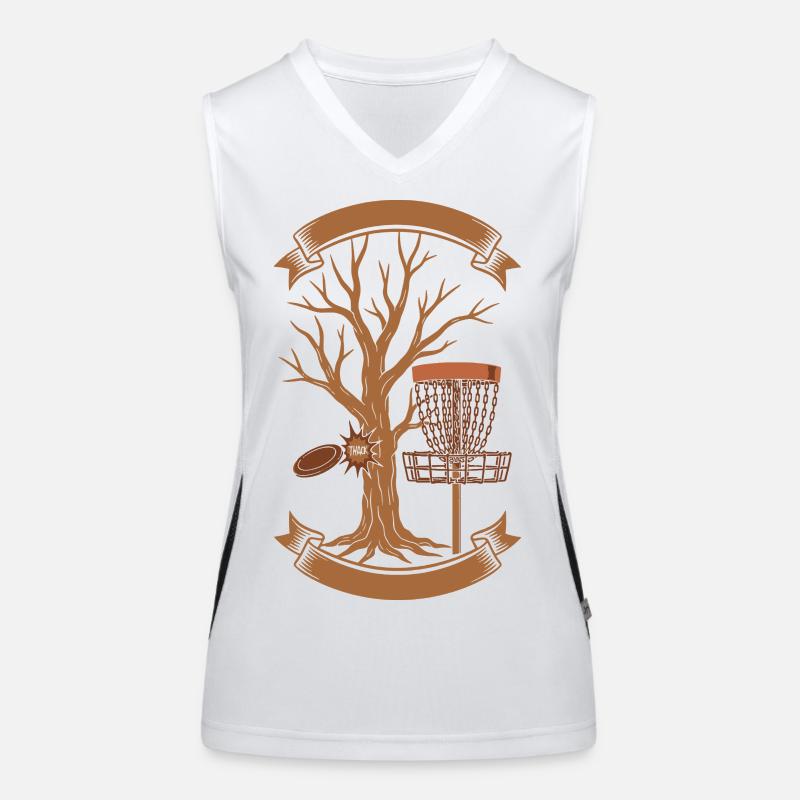 THACK Arbre Hit Disc Golf Panier Disque Volant Débardeur respirant contrasté Femme