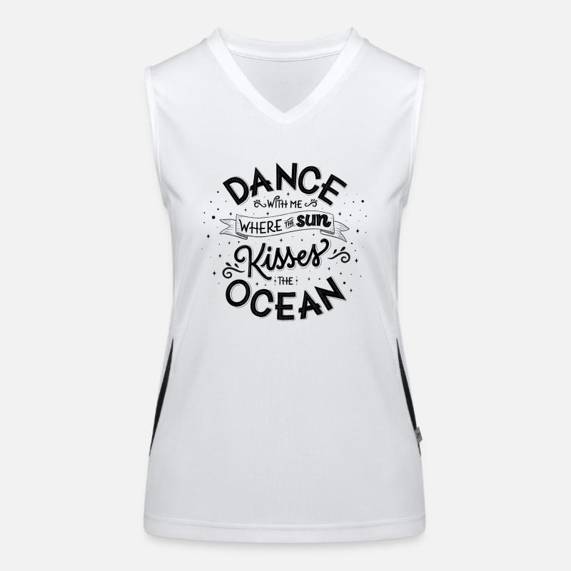 Danse avec moi Débardeur respirant contrasté Femme