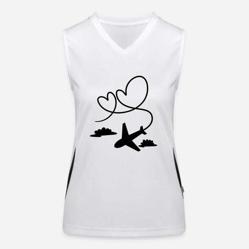 plane Women's Functional Contrast Tank Top