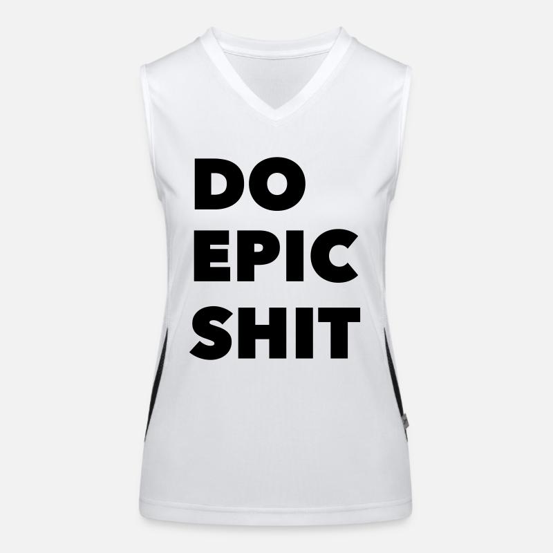 DO EPIC SHIT Funktionelles Kontrast-Tank Top für Frauen