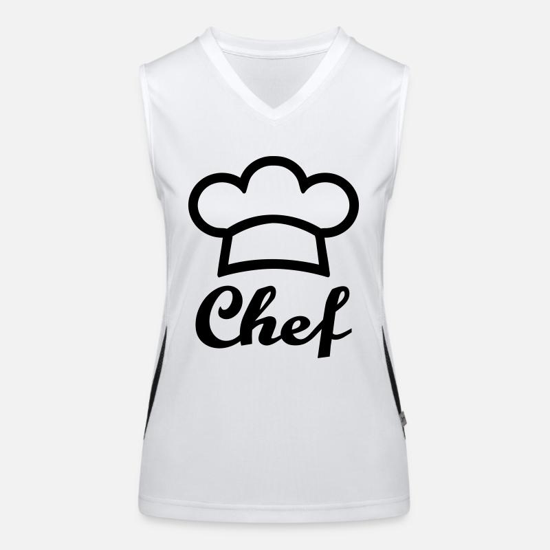 Chef's hat Women's Functional Contrast Tank Top