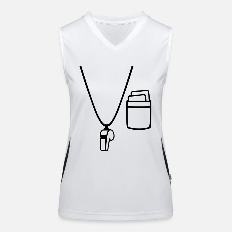 Schiedsrichter Funktionelles Kontrast-Tank Top für Frauen