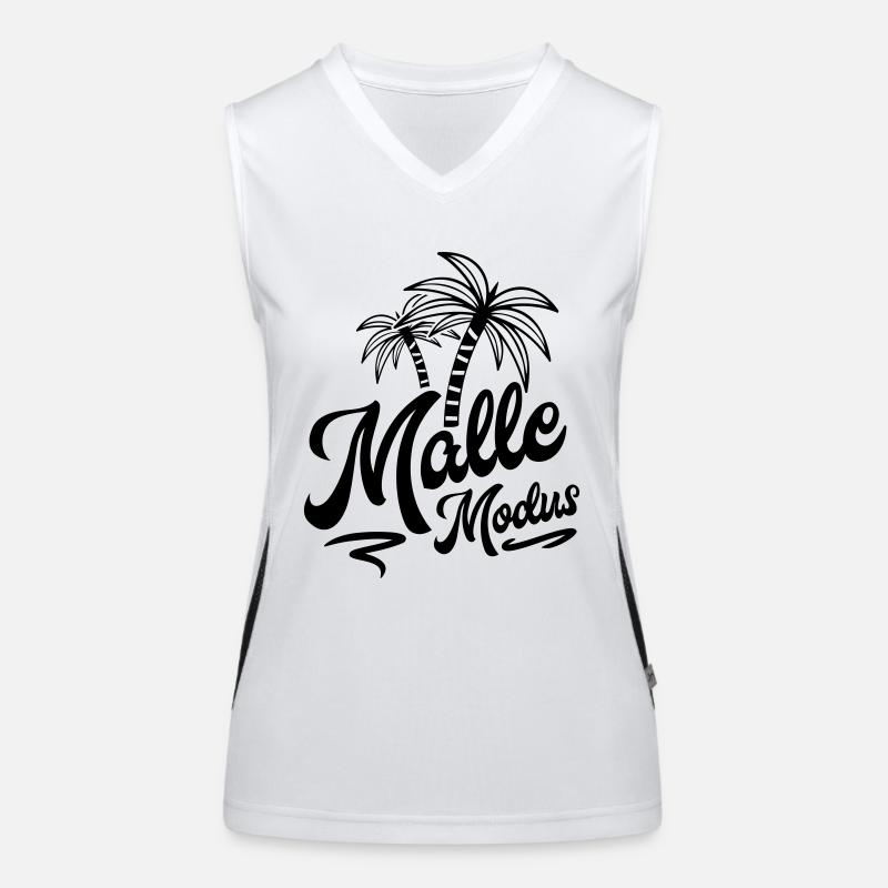 malle modus palm Funktionelles Kontrast-Tank Top für Frauen