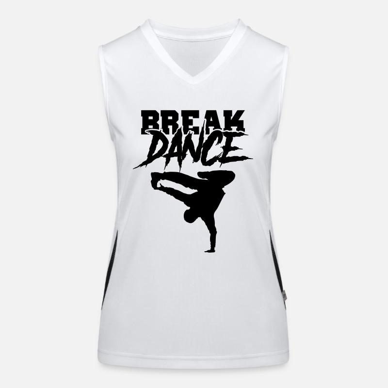 Break Dance Débardeur respirant contrasté Femme