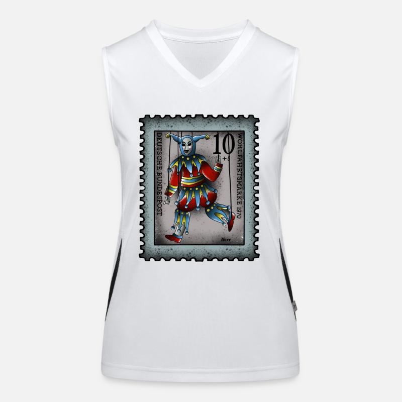 Stamp Fool Women's Functional Contrast Tank Top