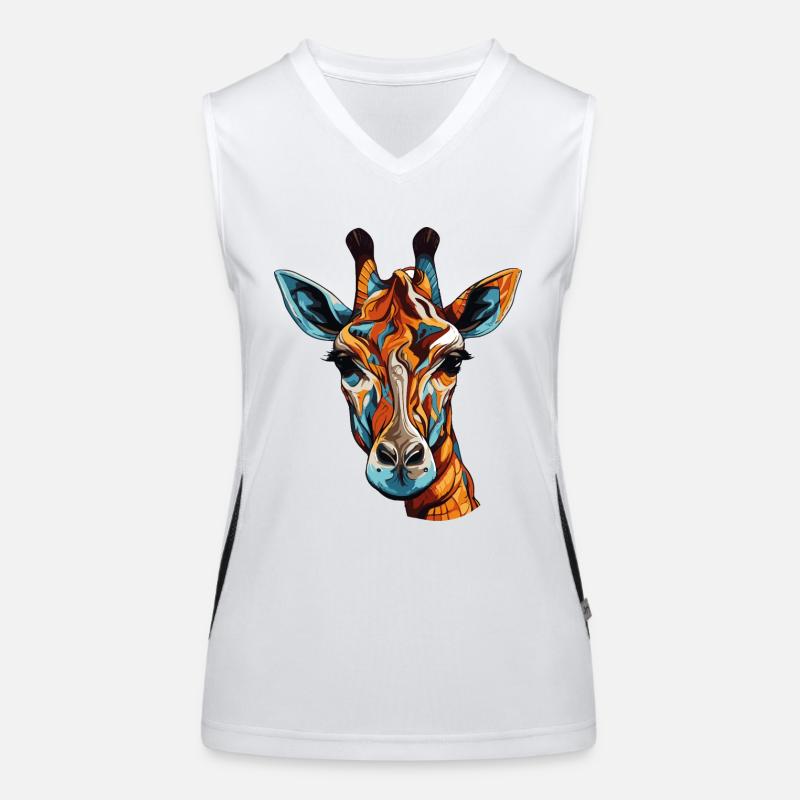girafe Débardeur respirant contrasté Femme