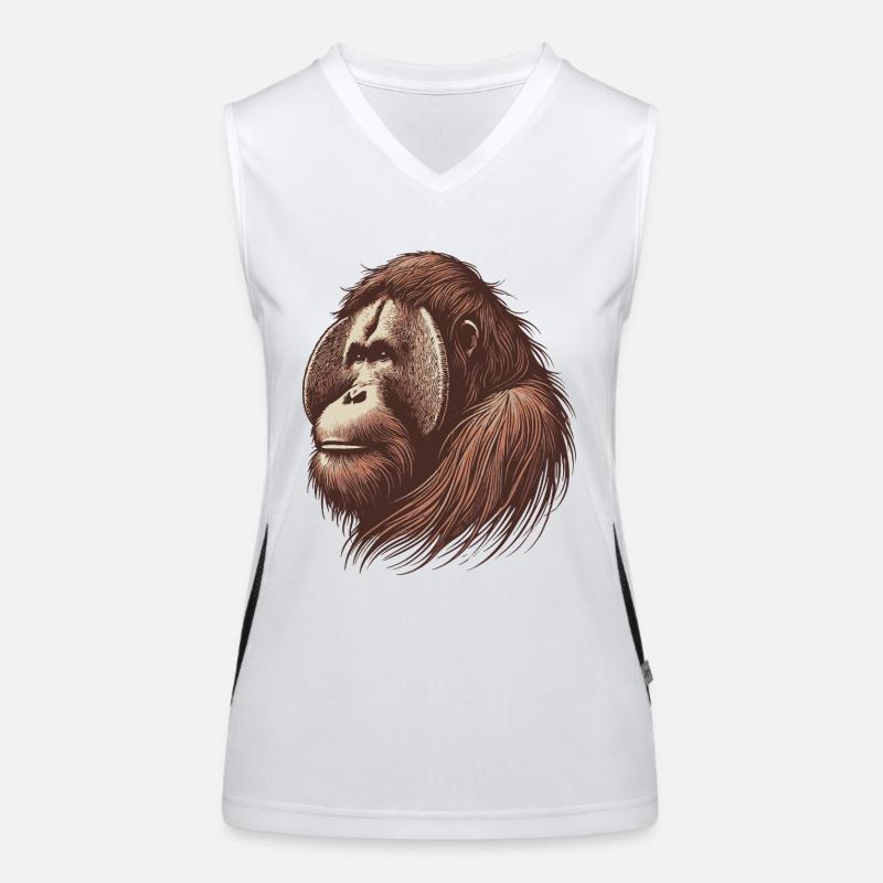 Orangutan Women's Functional Contrast Tank Top