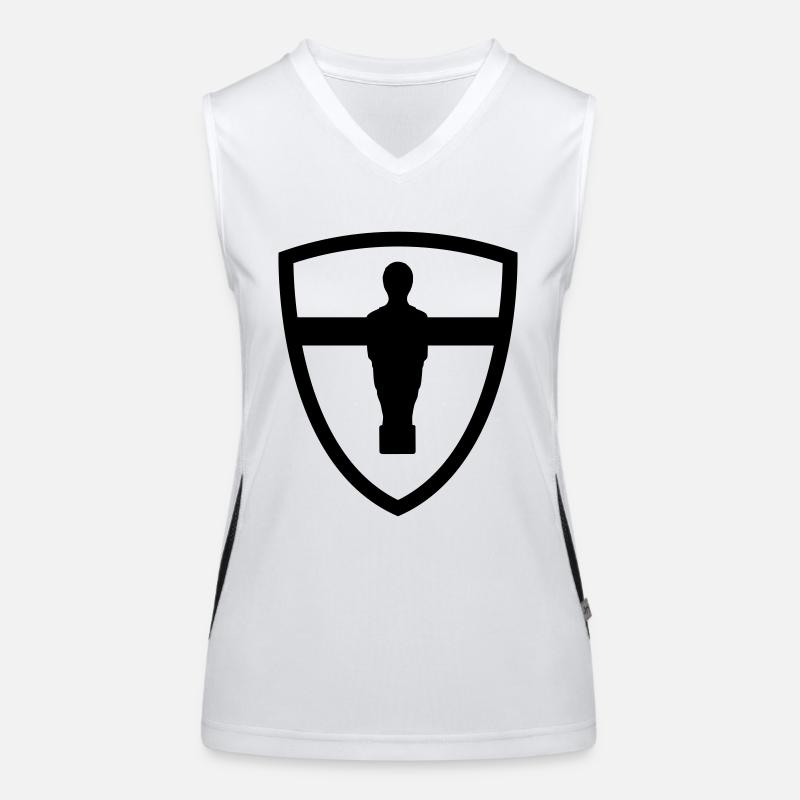 Kicker Wappen - Kickershirt Funktionelles Kontrast-Tank Top für Frauen