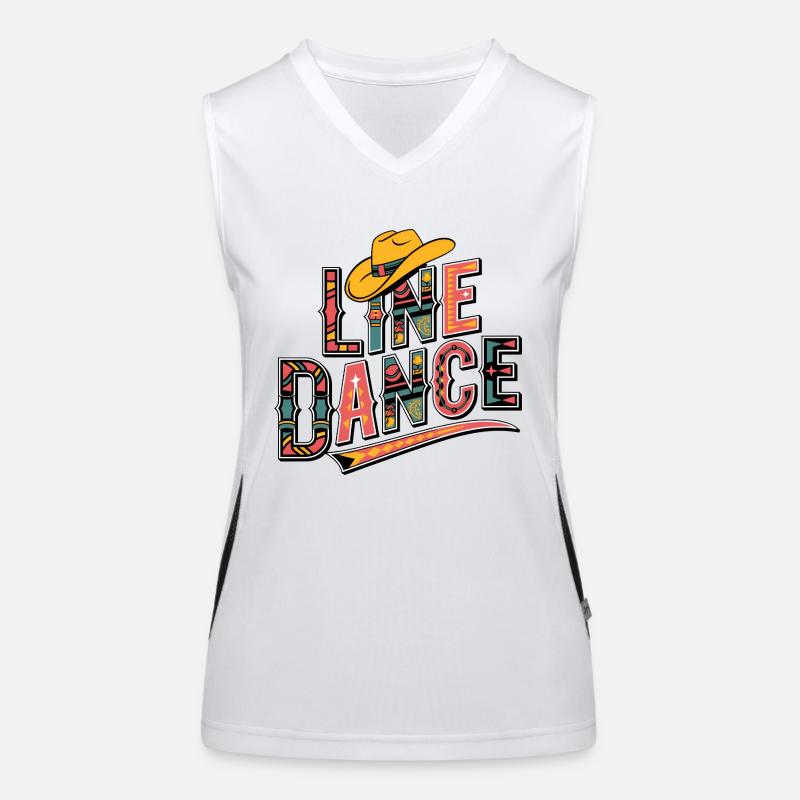 Line dancing my hobby - my passion - my thing Women's Functional Contrast Tank Top